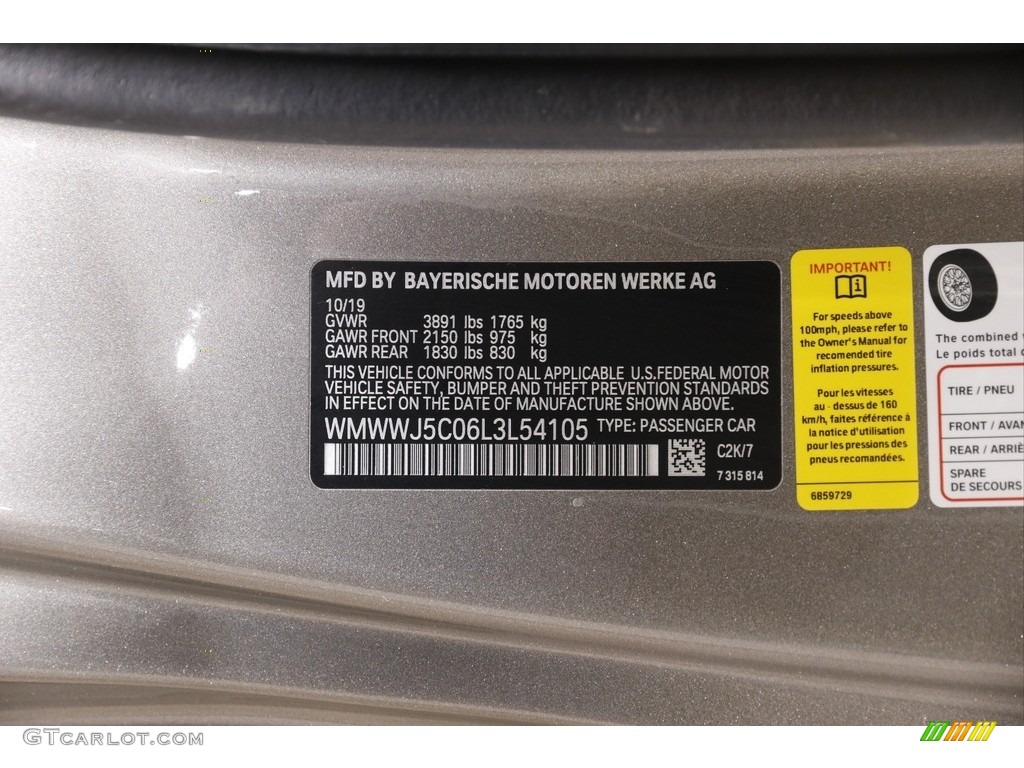 2020 Convertible Cooper S - Melting Silver Metallic / Malt Brown photo #24