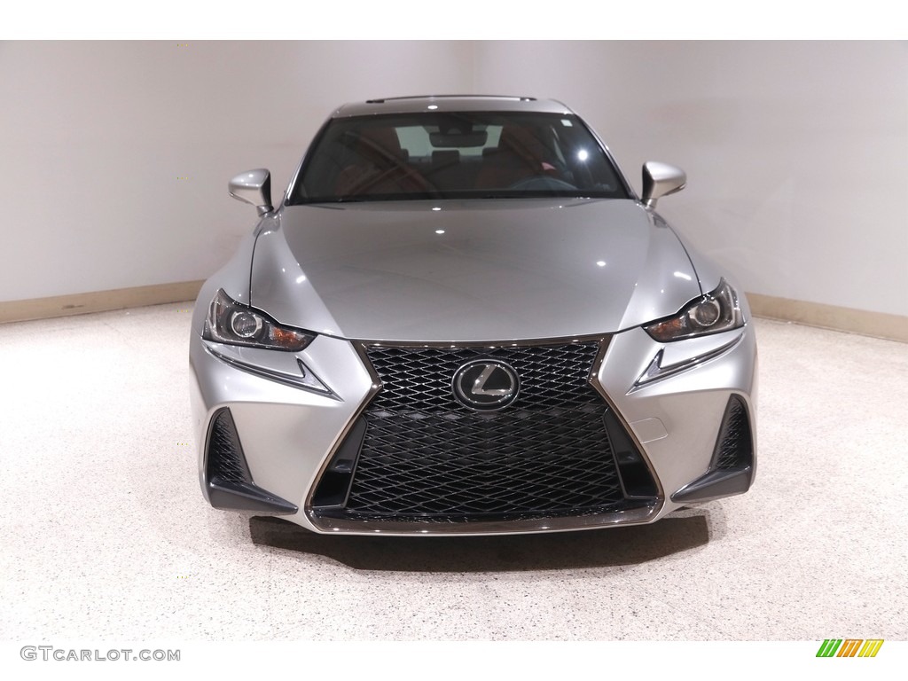 2020 IS 300 F Sport AWD - Atomic Silver / Rioja Red photo #2