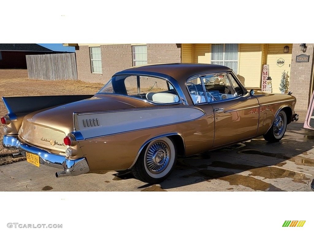 1957 Hawk Golden Hawk - Tiara Gold Metallic / Gold/White photo #4