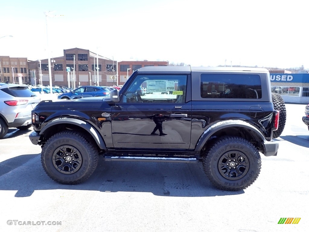 Shadow Black 2023 Ford Bronco Wildtrak 4X4 2-Door Exterior Photo #145821275
