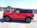 Race Red 2023 Ford Bronco Outer Banks 4X4 4-Door Exterior