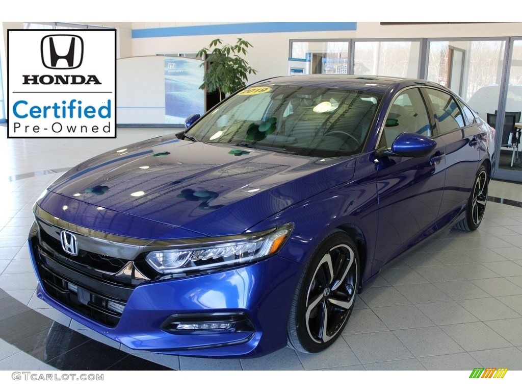 2019 Accord Sport Sedan - Still Night Pearl / Black photo #1
