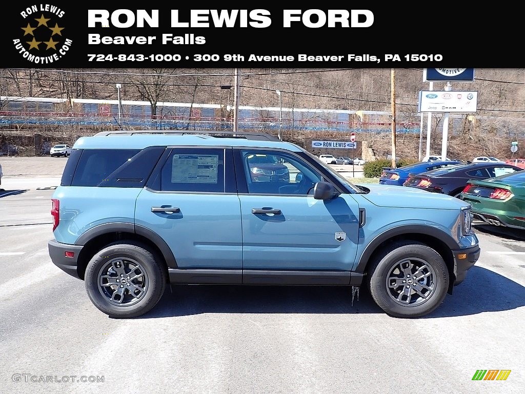 2023 Bronco Sport Big Bend 4x4 - Area 51 / Ebony photo #1
