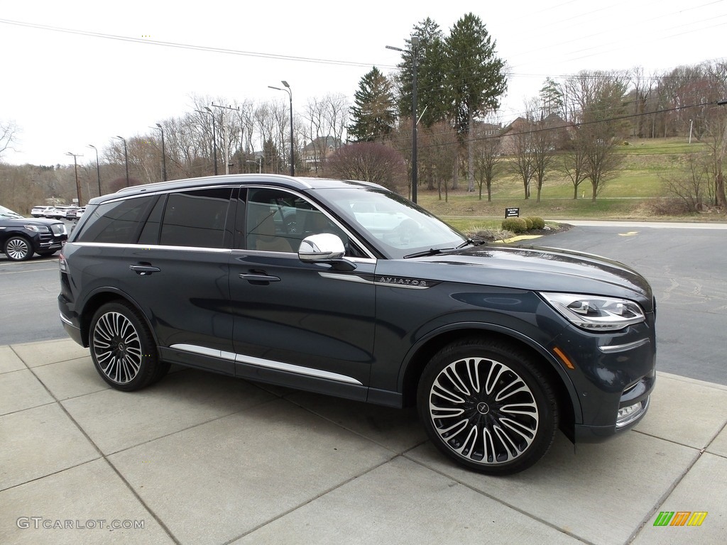 Flight Blue 2020 Lincoln Aviator Black Label AWD Exterior Photo #145822130