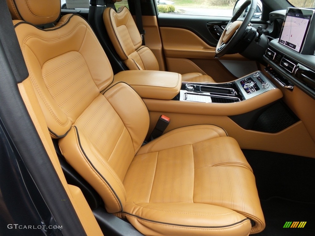 Black Label Luggage Tan Interior 2020 Lincoln Aviator Black Label AWD Photo #145822208