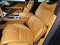 2020 Lincoln Aviator Black Label Luggage Tan Interior Front Seat Photo