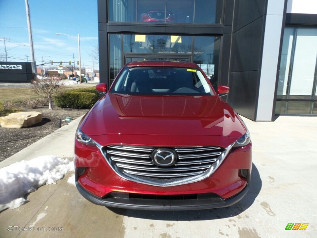 2023 CX-9 Touring AWD - Soul Red Crystal Metallic / Black photo #2