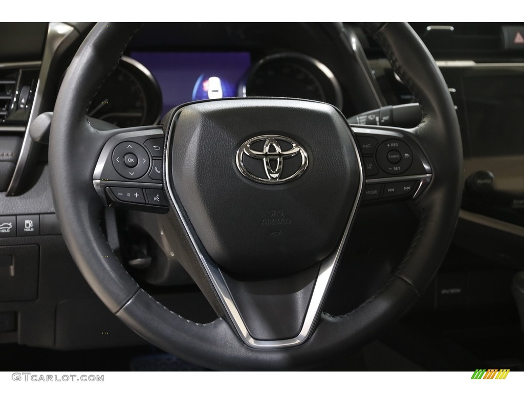 2020 Camry XLE - Galactic Aqua Mica / Black photo #7