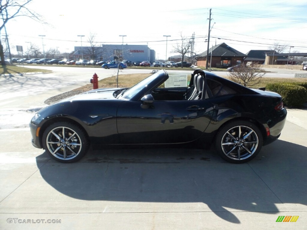 Jet Black Mica 2023 Mazda MX-5 Miata RF Grand Touring Exterior Photo #145823357