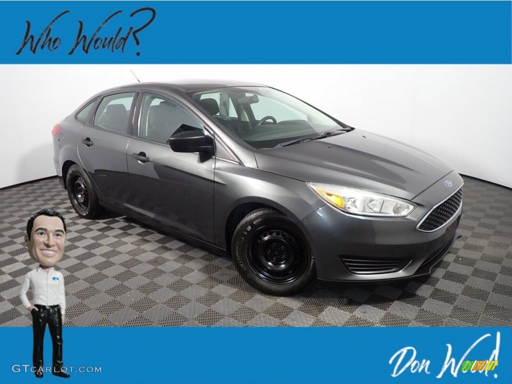 2016 Focus S Sedan - Magnetic / Charcoal Black photo #1