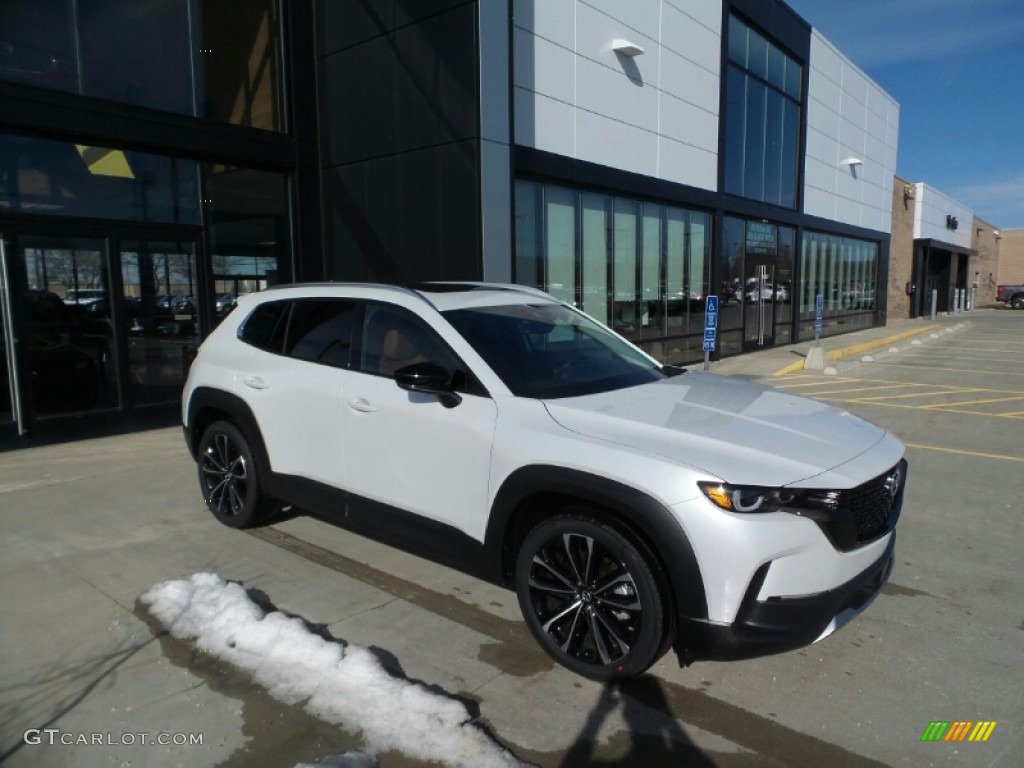 2023 CX-50 Turbo Premium AWD - Wind Chill Pearl / Terracotta photo #1