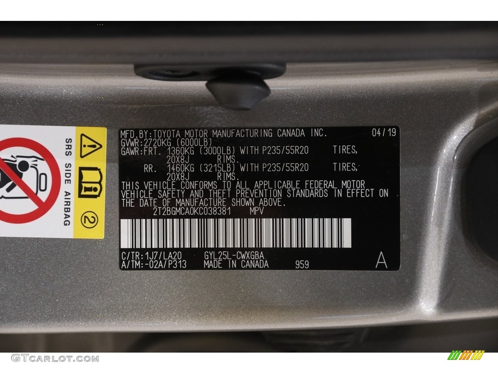 2019 RX 450h AWD - Atomic Silver / Black photo #25