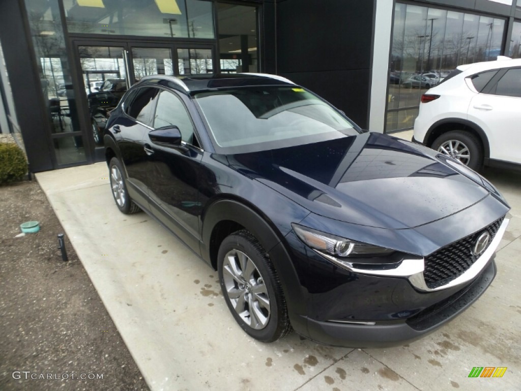 Deep Crystal Blue Mica 2023 Mazda CX-30 Premium AWD Exterior Photo #145824017