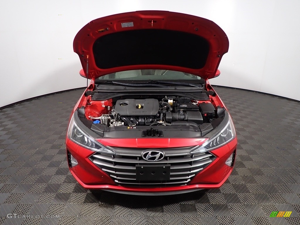 2020 Elantra SEL - Scarlet Red Pearl / Gray photo #6