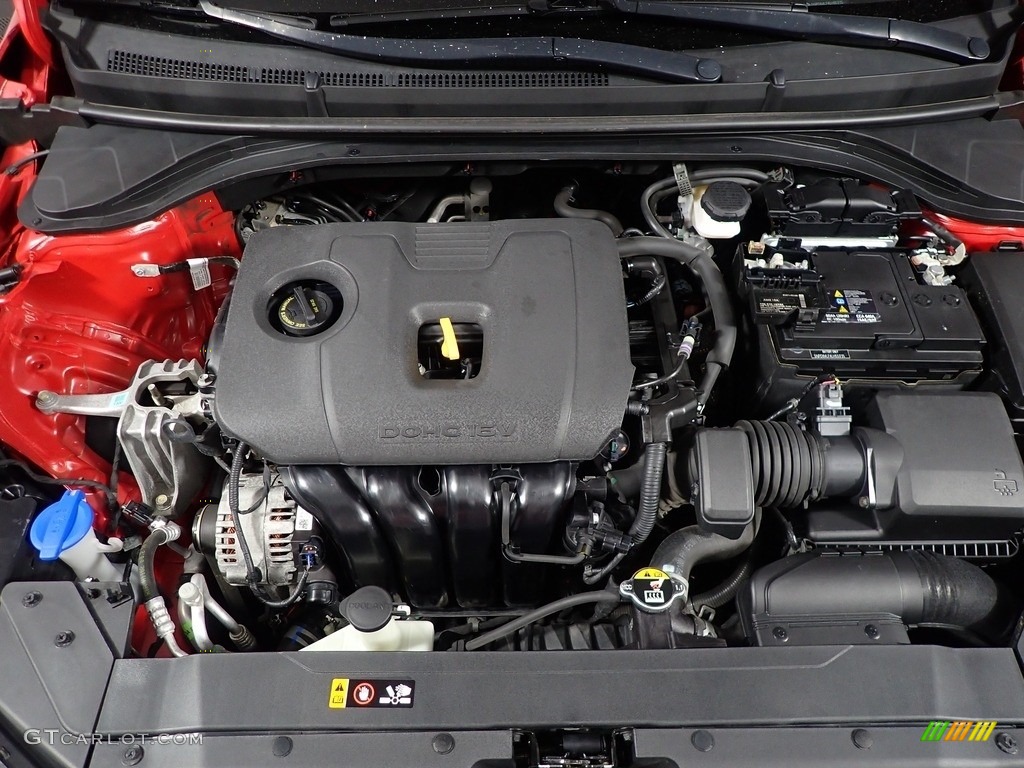 2020 Elantra SEL - Scarlet Red Pearl / Gray photo #7