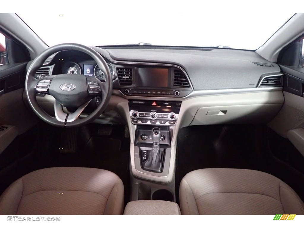 2020 Elantra SEL - Scarlet Red Pearl / Gray photo #21