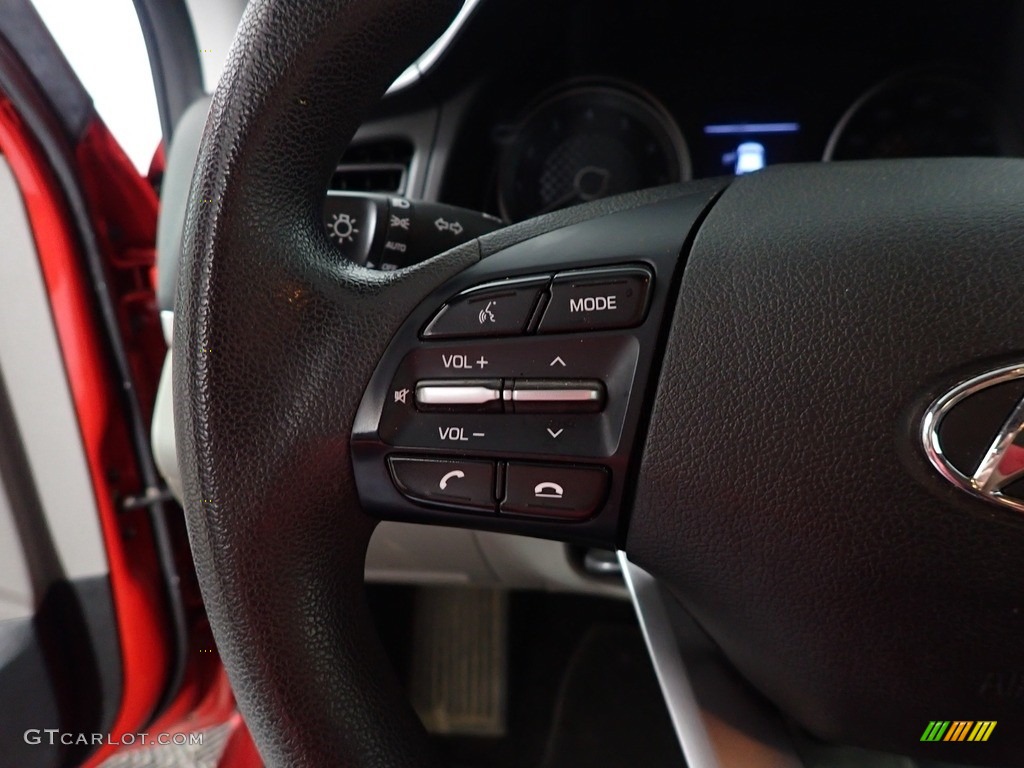 2020 Elantra SEL - Scarlet Red Pearl / Gray photo #26
