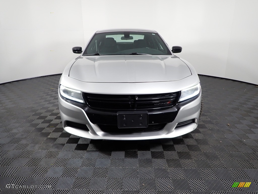 2018 Charger Police Pursuit AWD - Bright Silver Metallic / Black photo #4