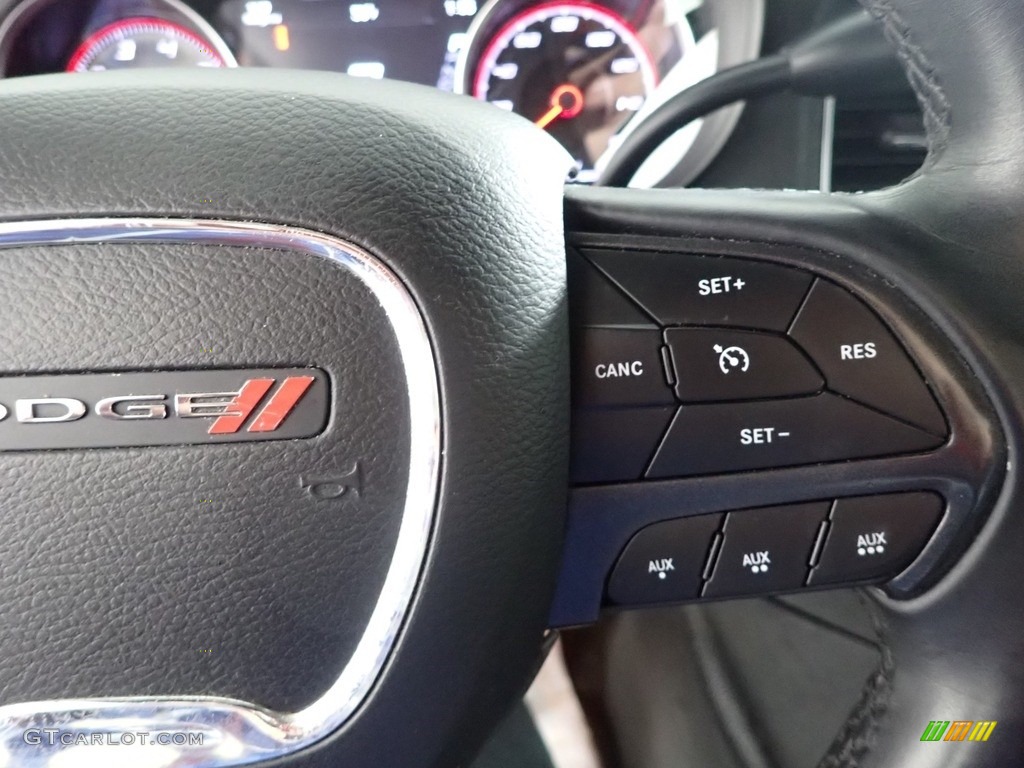 2018 Dodge Charger Police Pursuit AWD Black Steering Wheel Photo #145825814