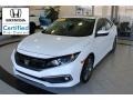 Platinum White Pearl - Civic EX Sedan Photo No. 1