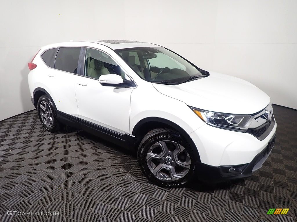 Platinum White Pearl 2019 Honda CR-V EX-L AWD Exterior Photo #145826126