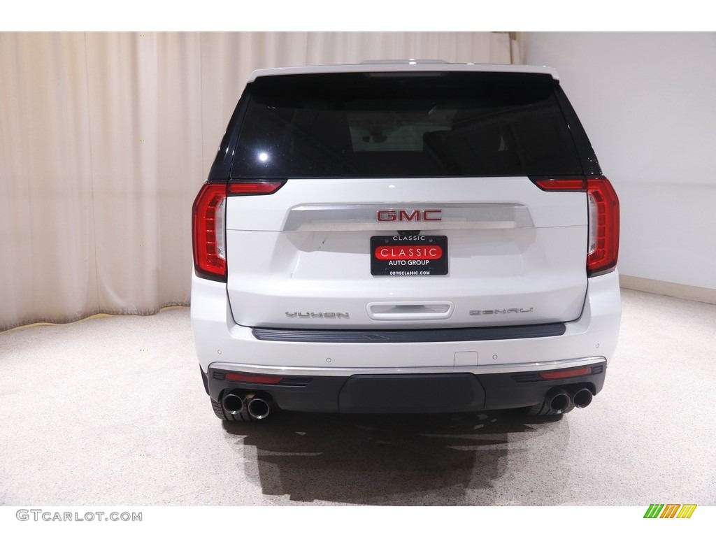 2021 Yukon Denali 4WD - White Frost Tricoat / Teak/­Light Shale photo #25