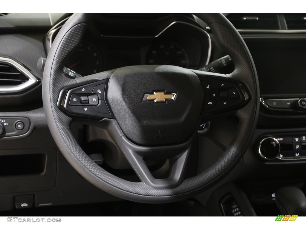 2023 Chevrolet TrailBlazer LT AWD Jet Black Steering Wheel Photo #145826282