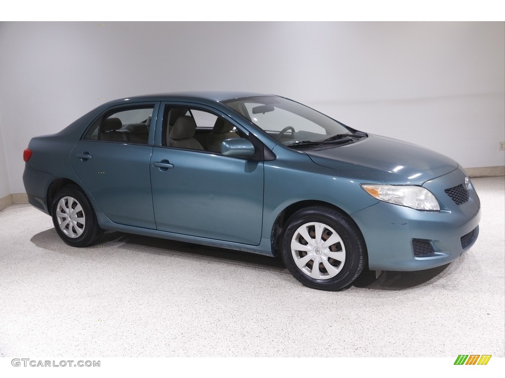 2010 Corolla LE - Capri Sea Metallic / Bisque photo #1