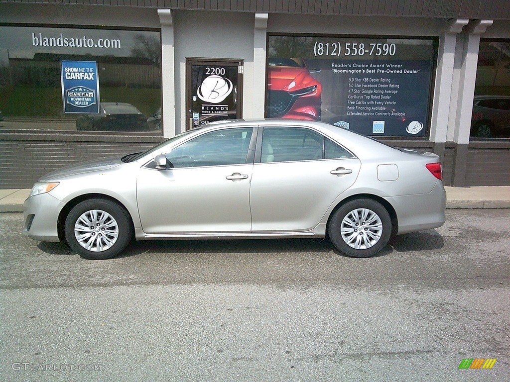 2014 Camry LE - Creme Brulee Metallic / Ivory photo #1