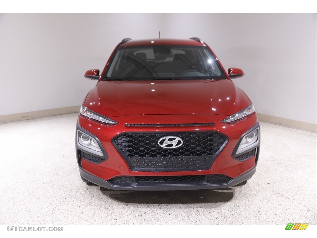 2021 Kona SEL AWD - Pulse Red / Black photo #2