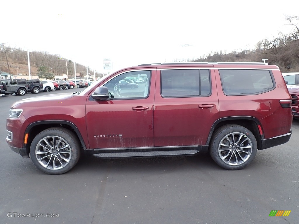 Velvet Red Pearl 2023 Jeep Wagoneer Series II 4x4 Exterior Photo #145827447