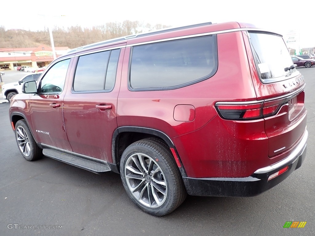 2023 Wagoneer Series II 4x4 - Velvet Red Pearl / Global Black photo #3