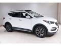 Pearl White 2018 Hyundai Santa Fe Sport 2.0T Ultimate AWD