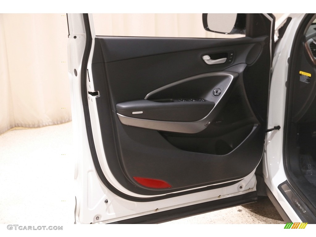 2018 Hyundai Santa Fe Sport 2.0T Ultimate AWD Black Door Panel Photo #145827870