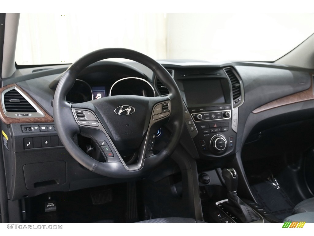 2018 Hyundai Santa Fe Sport 2.0T Ultimate AWD Black Dashboard Photo #145827906