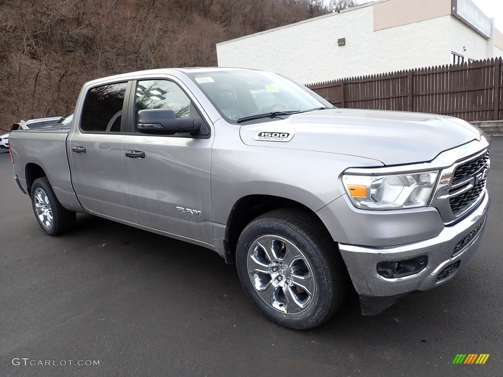 Billet Silver Metallic 2023 Ram 1500 Big Horn Crew Cab 4x4 Exterior Photo #145828104