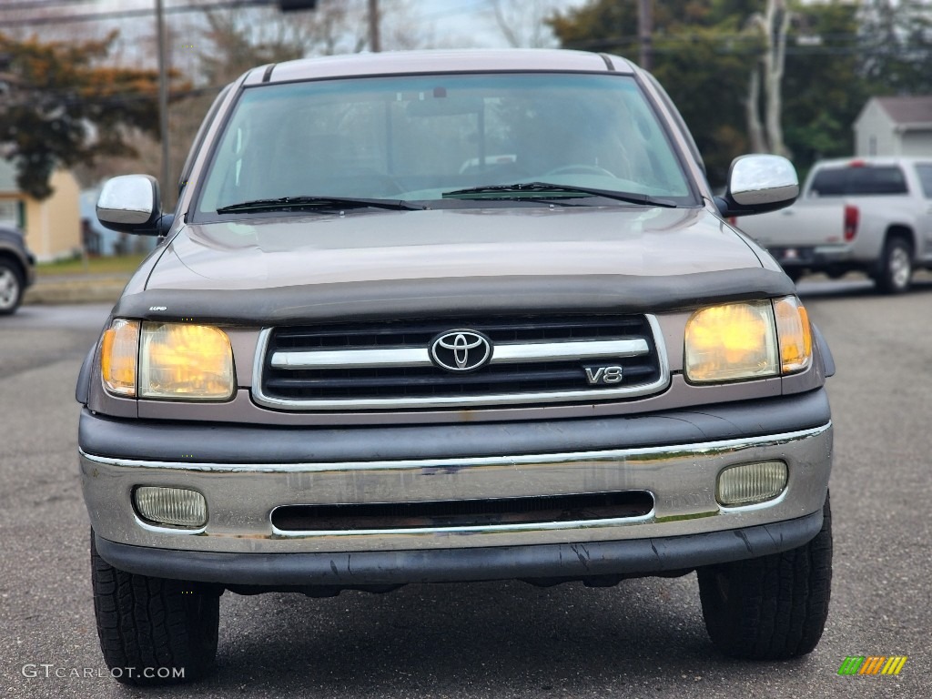 2002 Tundra SR5 Access Cab 4x4 - Desert Sand / Gray photo #3