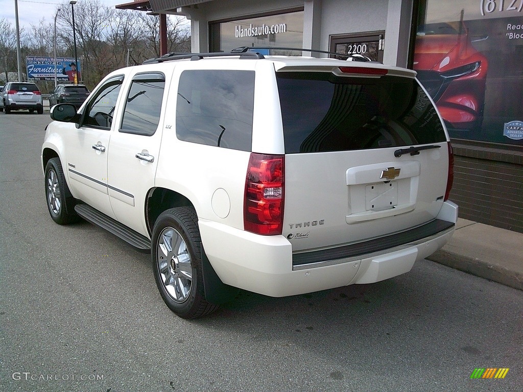 2010 Tahoe LTZ 4x4 - White Diamond Tricoat / Light Cashmere/Dark Cashmere photo #31