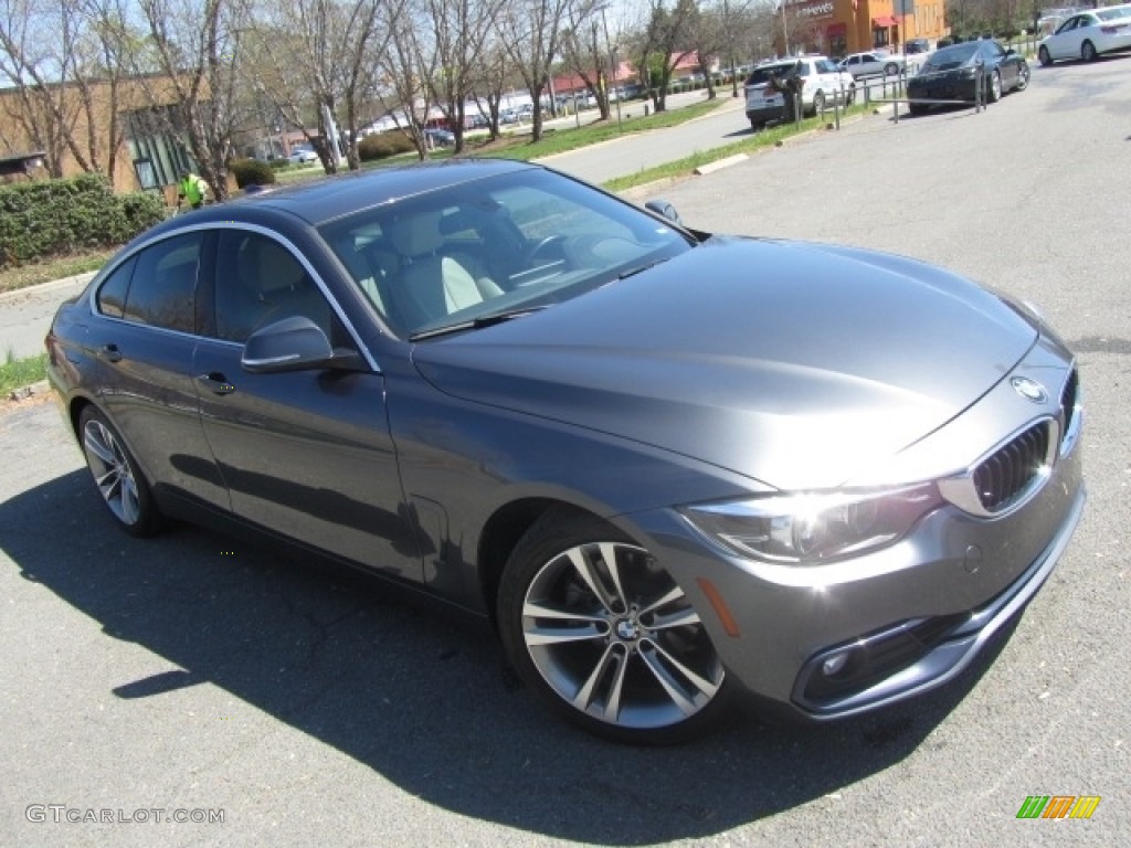 2019 4 Series 430i Gran Coupe - Mineral Grey Metallic / Ivory White photo #3