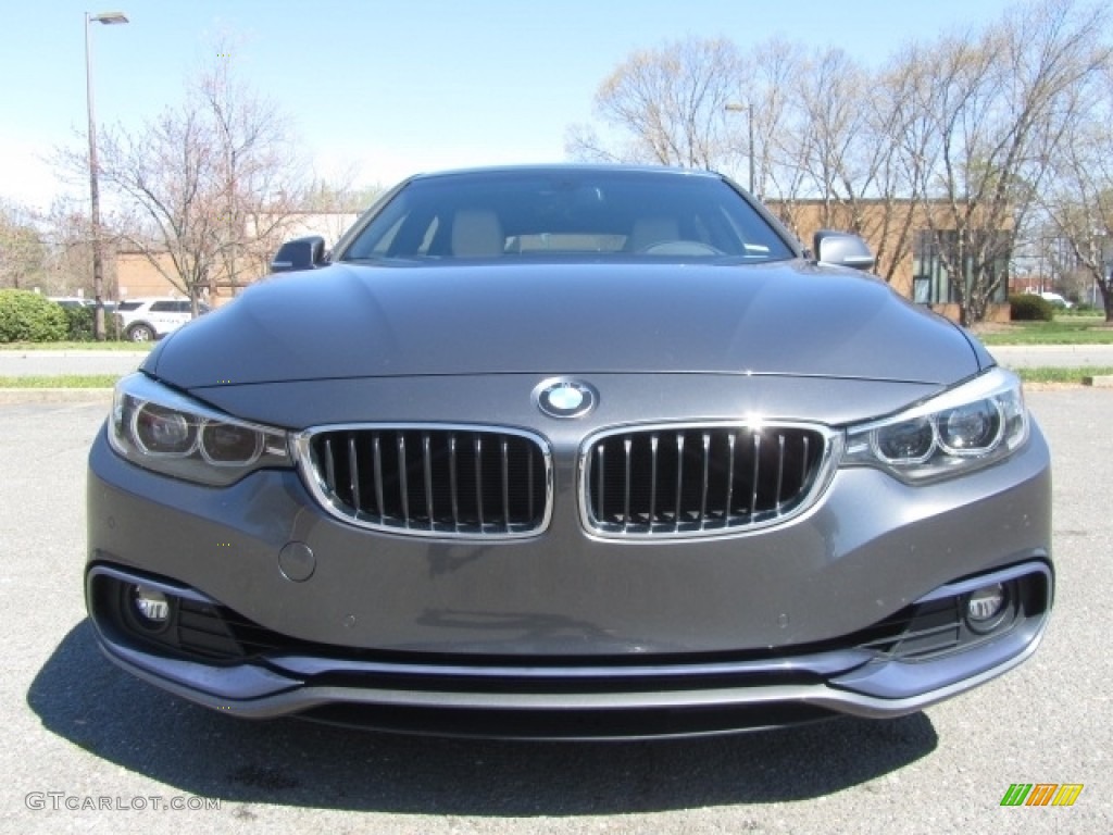 2019 4 Series 430i Gran Coupe - Mineral Grey Metallic / Ivory White photo #4