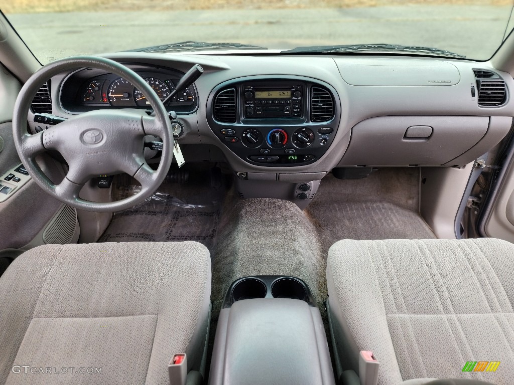 2002 Tundra SR5 Access Cab 4x4 - Desert Sand / Gray photo #15