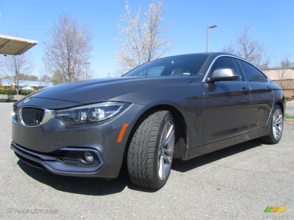 2019 4 Series 430i Gran Coupe - Mineral Grey Metallic / Ivory White photo #6