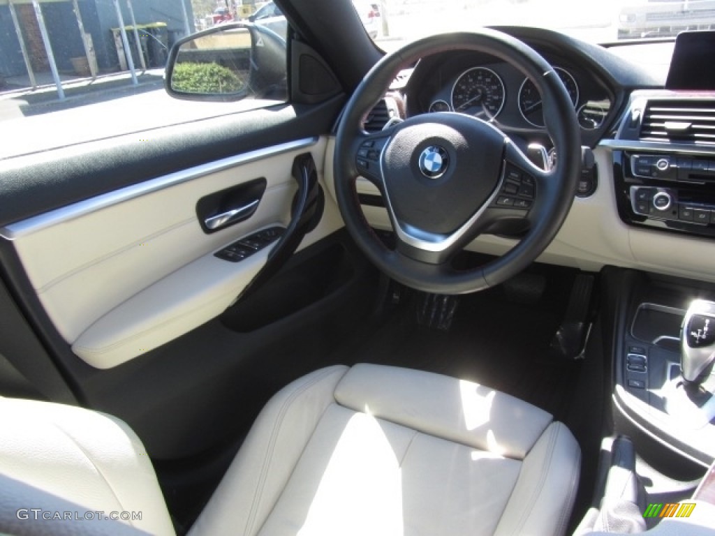 2019 4 Series 430i Gran Coupe - Mineral Grey Metallic / Ivory White photo #12