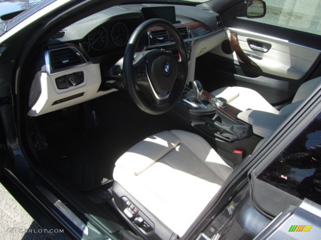 2019 4 Series 430i Gran Coupe - Mineral Grey Metallic / Ivory White photo #17