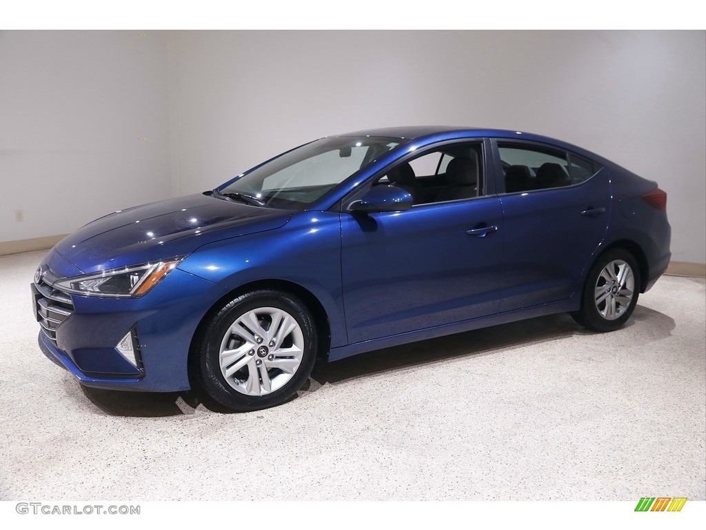 2020 Elantra SEL - Lakeside Blue / Gray photo #3