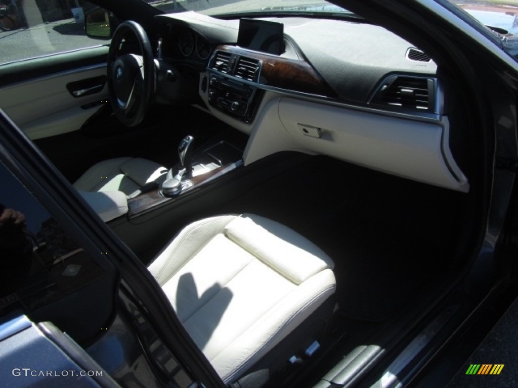 2019 4 Series 430i Gran Coupe - Mineral Grey Metallic / Ivory White photo #23