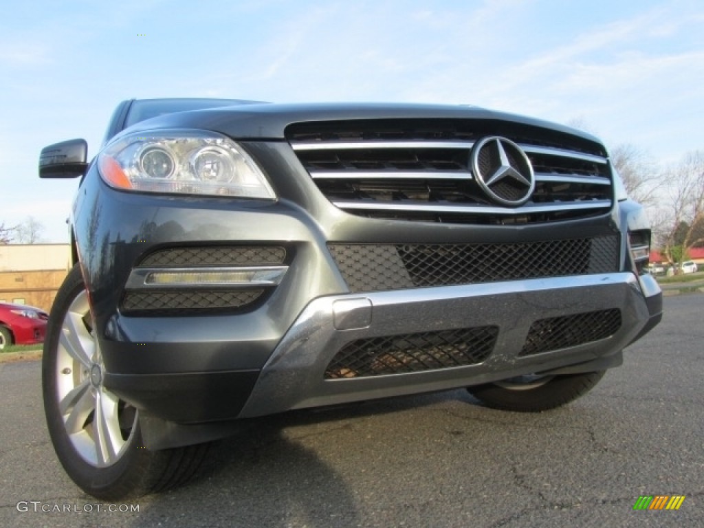 2015 ML 350 4Matic - Steel Grey Metallic / Grey/Dark Grey photo #2