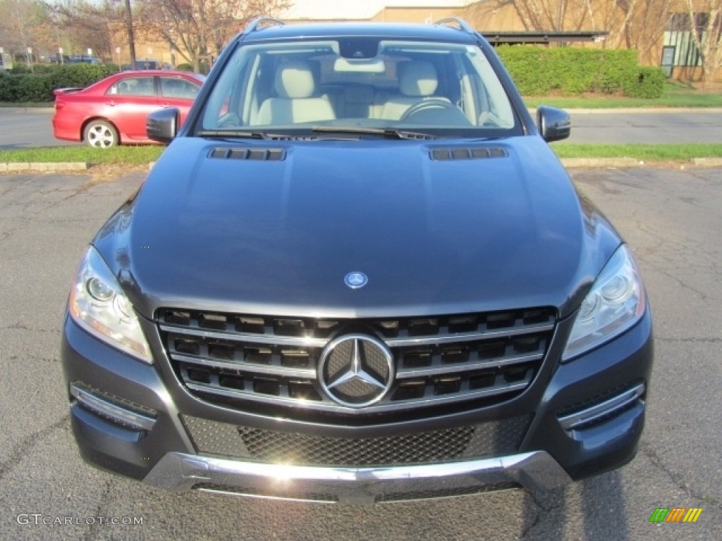 2015 ML 350 4Matic - Steel Grey Metallic / Grey/Dark Grey photo #4
