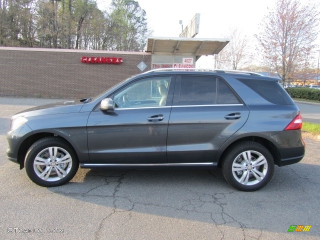 2015 ML 350 4Matic - Steel Grey Metallic / Grey/Dark Grey photo #7