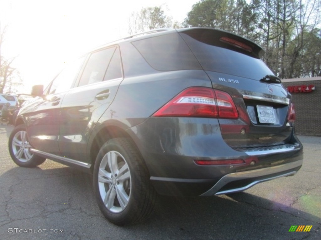2015 ML 350 4Matic - Steel Grey Metallic / Grey/Dark Grey photo #8